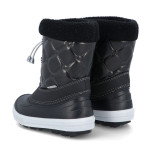 Черни детски ботушки, текстилна материя -  за есента и зимата N 100025102